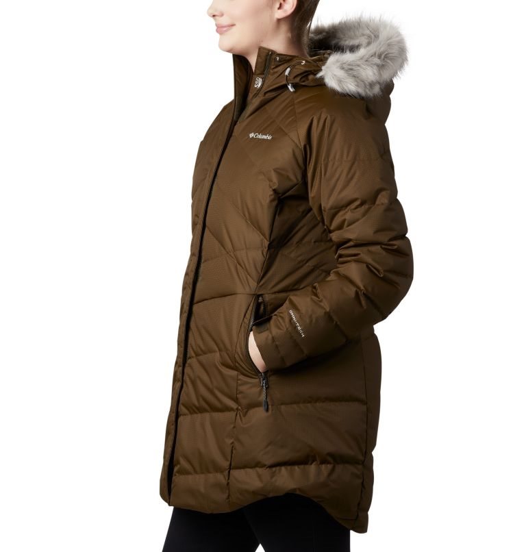 Women's Columbia Lay D Down II Mid Jackets Dark Brown | Plus Size CA-A8A35